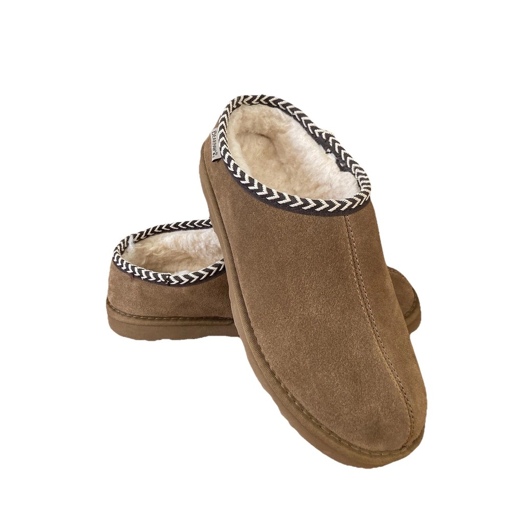 Bearpaw Suede Slippers Beau Men's Size 10 Wool Blend Only Worn Once 3048
